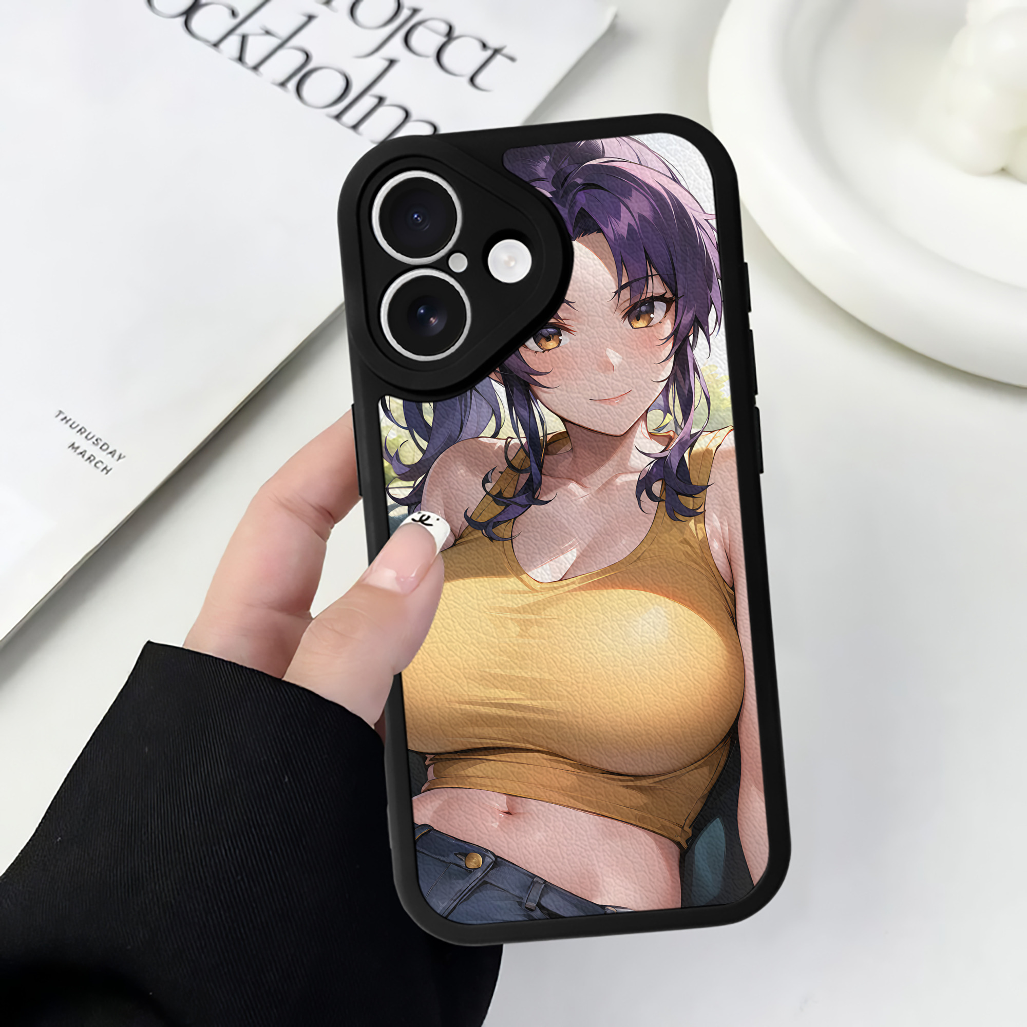 （画像用） EVA 新世紀エヴァンゲリオン 【iPhone 16シリーズ対応】シリコンスマホケース（レザー調） 材質：シリコン